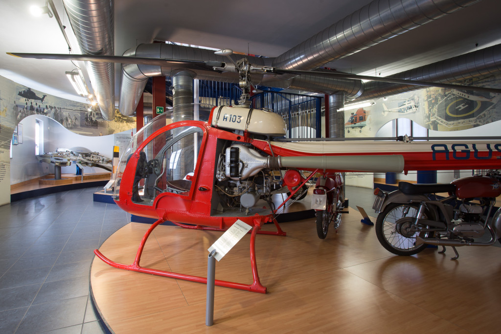 Interno del Museo Agusta